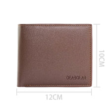 Load image into Gallery viewer, Personalized Print Photo Wallet - Brown Leather
