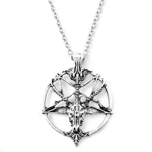 Load image into Gallery viewer, Gothic Star Cross Chain Necklace
