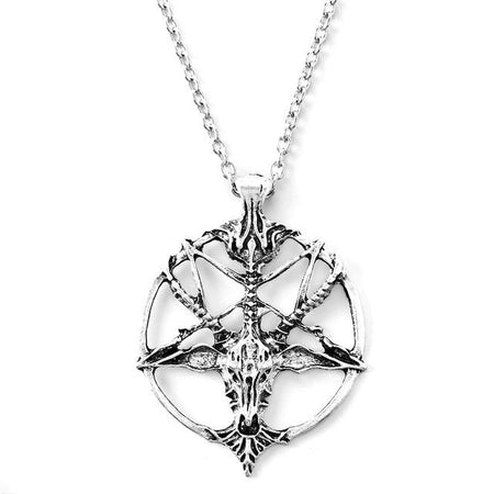 Gothic Star Cross Chain Necklace