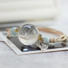 Load image into Gallery viewer, Hand-made Dried Flower Charm Bracelet
