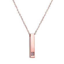 Load image into Gallery viewer, Custom Engraved Bar Necklace Jewelry
