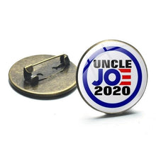 Load image into Gallery viewer, SONGDA New Biden 2020 Brooch Collar Pin Joe Biden Bernie Sanders Badges President Election Supporters Metal Pins Button Jewelry
