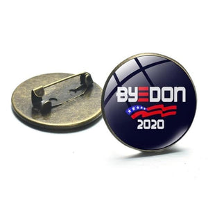 SONGDA New Biden 2020 Brooch Collar Pin Joe Biden Bernie Sanders Badges President Election Supporters Metal Pins Button Jewelry