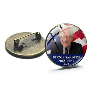SONGDA New Biden 2020 Brooch Collar Pin Joe Biden Bernie Sanders Badges President Election Supporters Metal Pins Button Jewelry