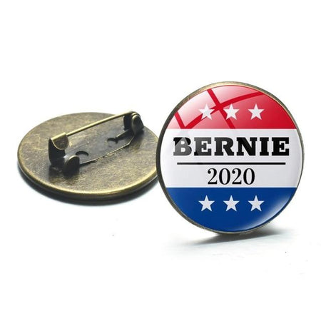 SONGDA New Biden 2020 Brooch Collar Pin Joe Biden Bernie Sanders Badges President Election Supporters Metal Pins Button Jewelry