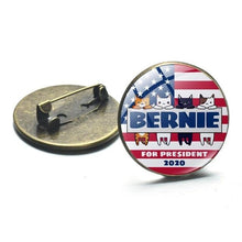 Load image into Gallery viewer, SONGDA New Biden 2020 Brooch Collar Pin Joe Biden Bernie Sanders Badges President Election Supporters Metal Pins Button Jewelry

