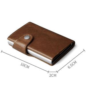 Custom Name Card Holder Anti RFID MiniWallet