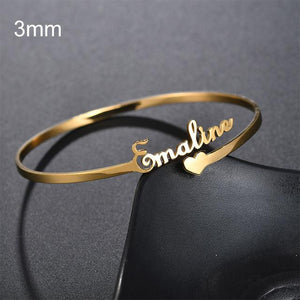 Bracelet Personalized Custom Cuff Bangles