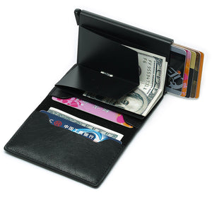 Custom Name Card Holder Anti RFID Slimwallet