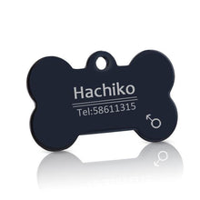 Load image into Gallery viewer, Stainless Steel Pet Dog Collar Accessories Customized Dog Cat Id Tag Name Telephone Free Engraving
