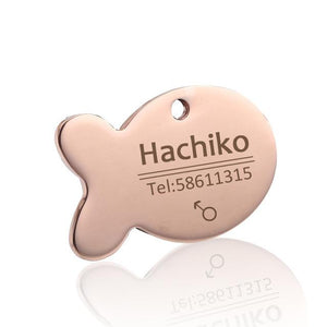 Stainless Steel Pet Dog Collar Accessories Customized Dog Cat Id Tag Name Telephone Free Engraving