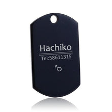 Load image into Gallery viewer, Stainless Steel Pet Dog Collar Accessories Customized Dog Cat Id Tag Name Telephone Free Engraving
