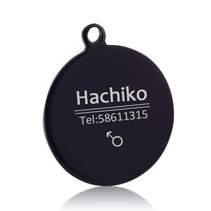 Stainless Steel Pet Dog Collar Accessories Customized Dog Cat Id Tag Name Telephone Free Engraving