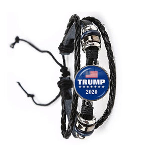 *NEW* 2020 USA Trump Collection Election Leather Bracelet