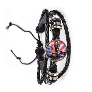 *NEW* 2020 USA Trump Collection Election Leather Bracelet