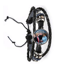 Load image into Gallery viewer, *NEW* 2020 USA Trump Collection Election Leather Bracelet
