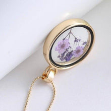 Load image into Gallery viewer, Organic Dried Flower Pendant
