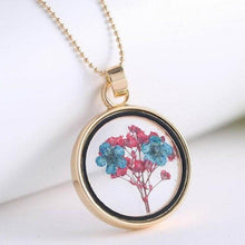 Load image into Gallery viewer, Organic Dried Flower Pendant
