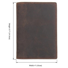 Load image into Gallery viewer, Personalized Travel Passport Leather Case
