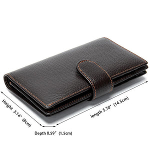 Men's Engraved Laser Leather Wallet