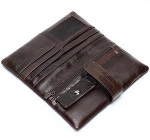 Men's Engraved Laser Leather Wallet