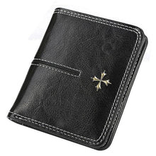 Load image into Gallery viewer, Custom Name Engraving Leather Short Wallet
