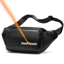 Load image into Gallery viewer, Custom Name Engraving Fanny Pack- For Men
