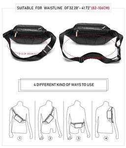 Custom Name Engraving Fanny Pack- For Men