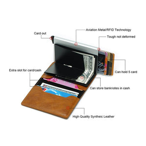 Custom Photo Card Holder Anti RFID Slimwallet