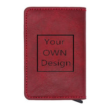 Load image into Gallery viewer, Custom Photo Card Holder Anti RFID Slimwallet
