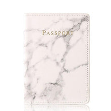 Load image into Gallery viewer, Customized Engrave Name Travel Marble Passport Cover
