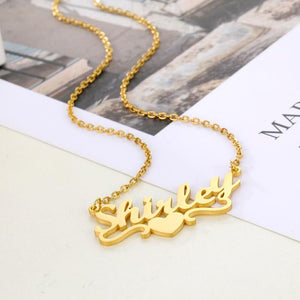 Heart With Name Necklaces