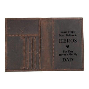 Personalized Travel Passport Leather Case